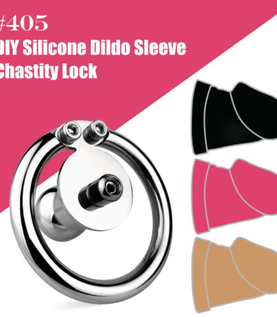 Negative #405 DIY Chastity Cage Silicone Dildo Sleeve