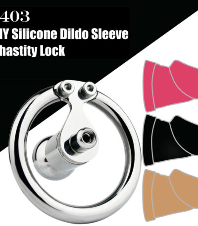 Negative #403 DIY Silicone Dildo Sleeve Chastity Cage