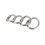 Hinged Cage Ring Accessory Ring for Not Getting Off Metal Chastity Device