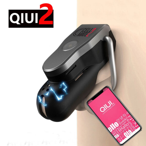 QIUI Cellmate 2 APP Remote Control Electric Shock Male Cellmate Chastity